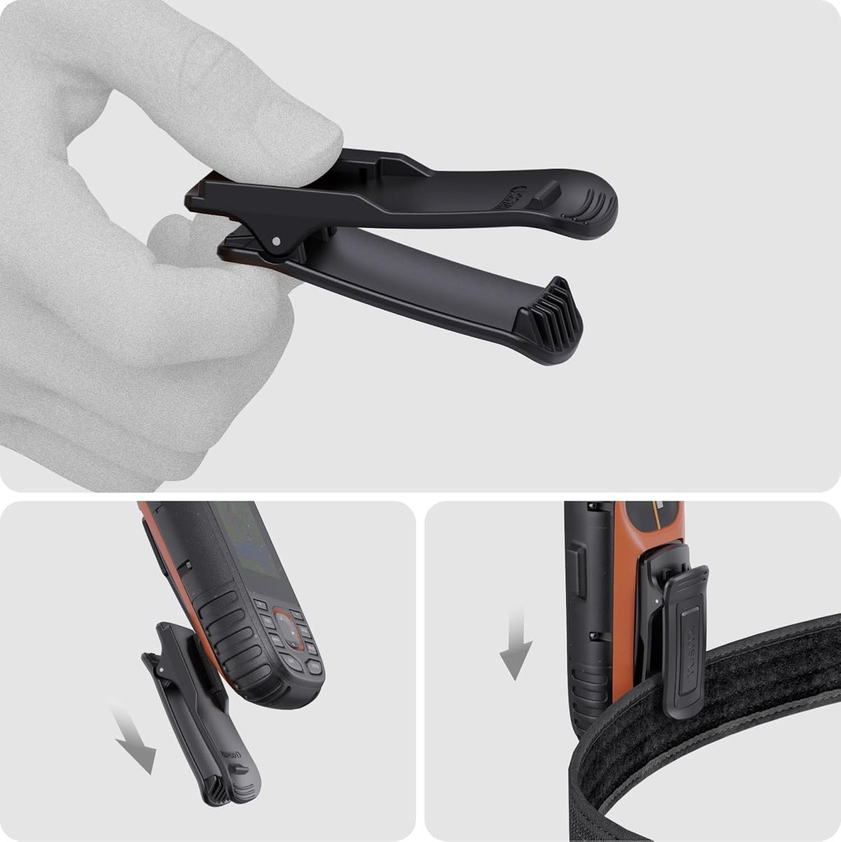 Belt Clip Spine Mount for Garmin Handhelds — view 4