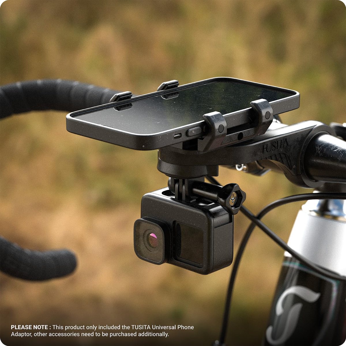Bicycle Phone Holder with Garmin Quarter-Turn — view 5