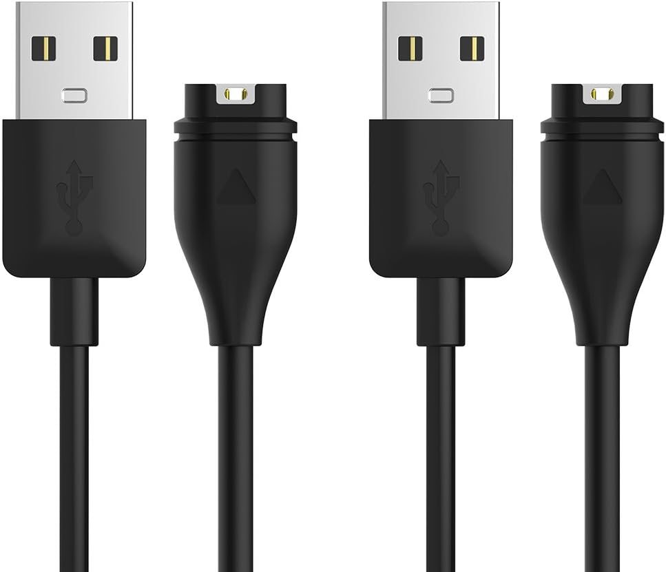 Charger Cable for Garmin Watches — 2-Pack, 1 m