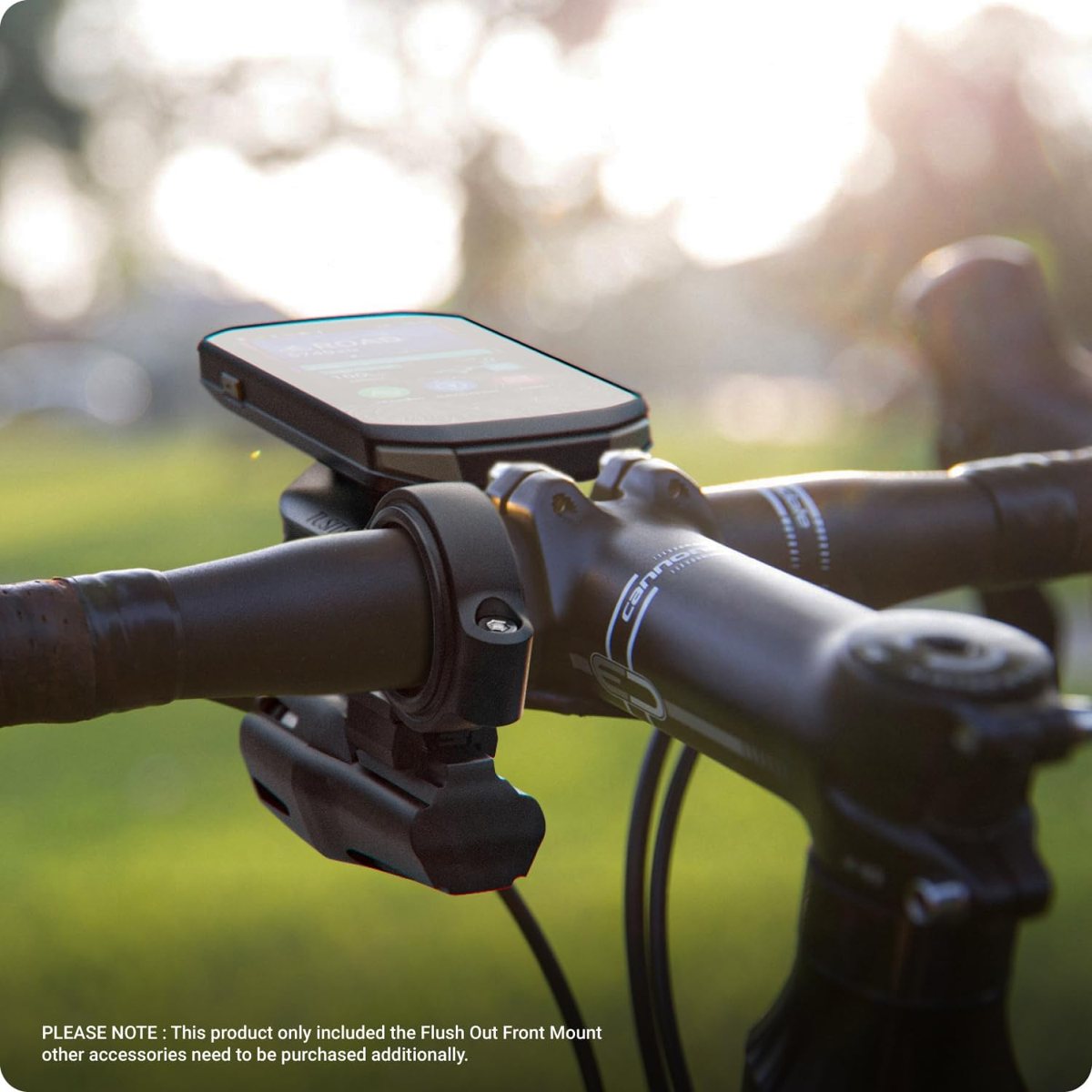 Flush Out Front Mount for Garmin Edge with Flange Adapter — view 4