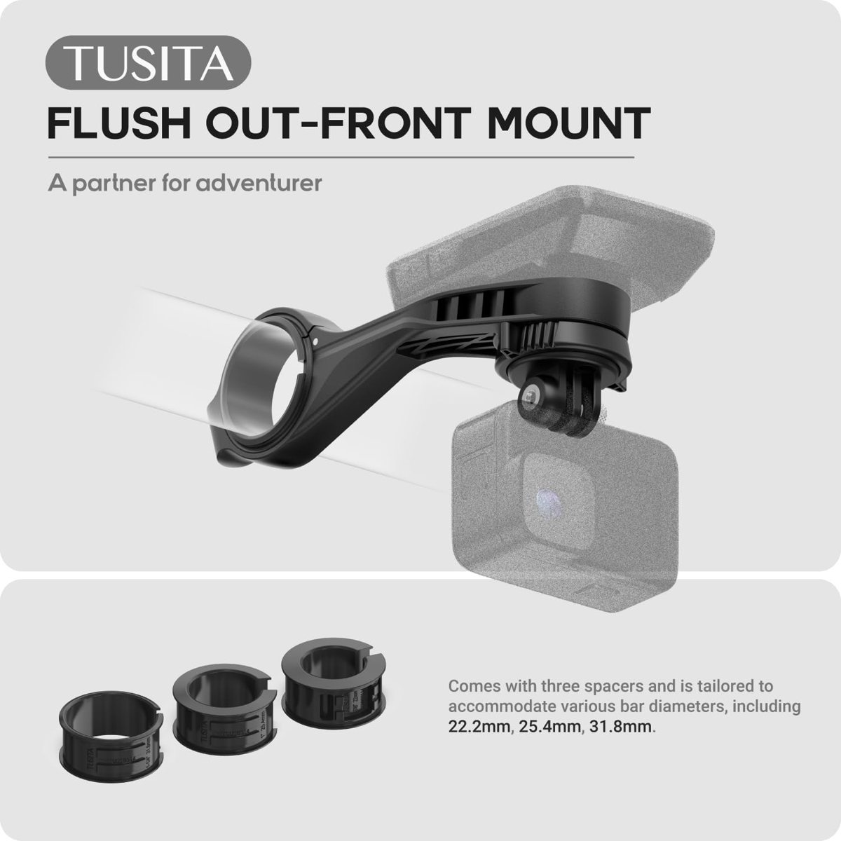 Flush Out Front Mount for Wahoo ELEMNT — view 2