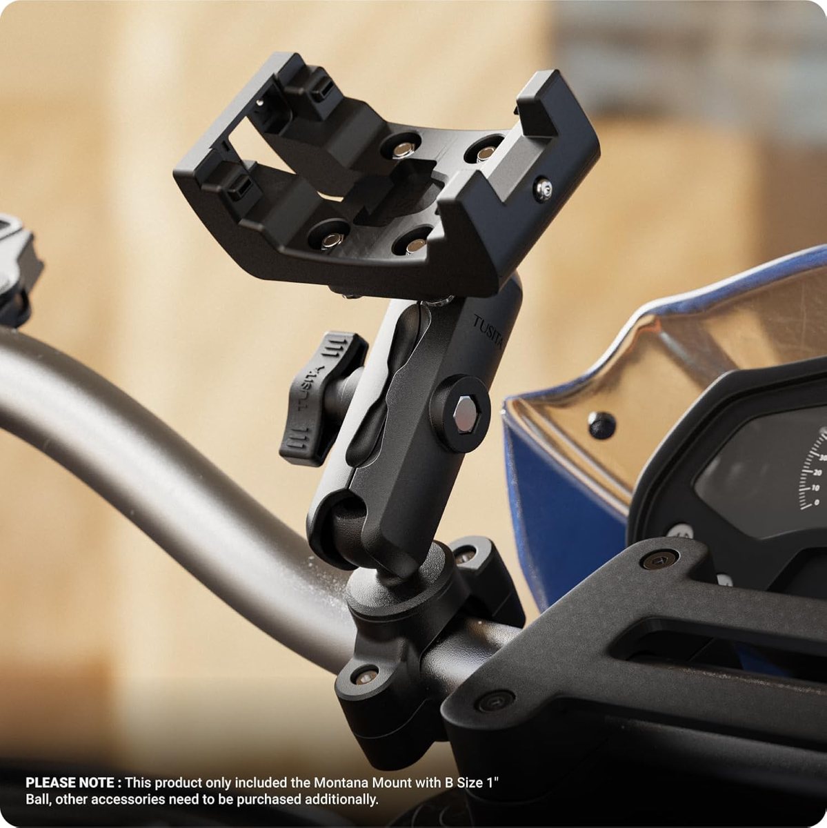 GPS Holder with 1″ Ball for Garmin Montana 700 Series — view 4