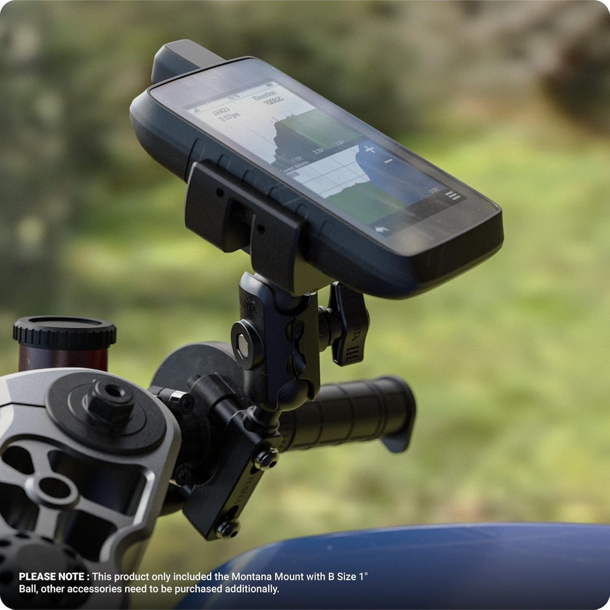 GPS Holder with 1″ Ball for Garmin Montana 700 Series — view 5