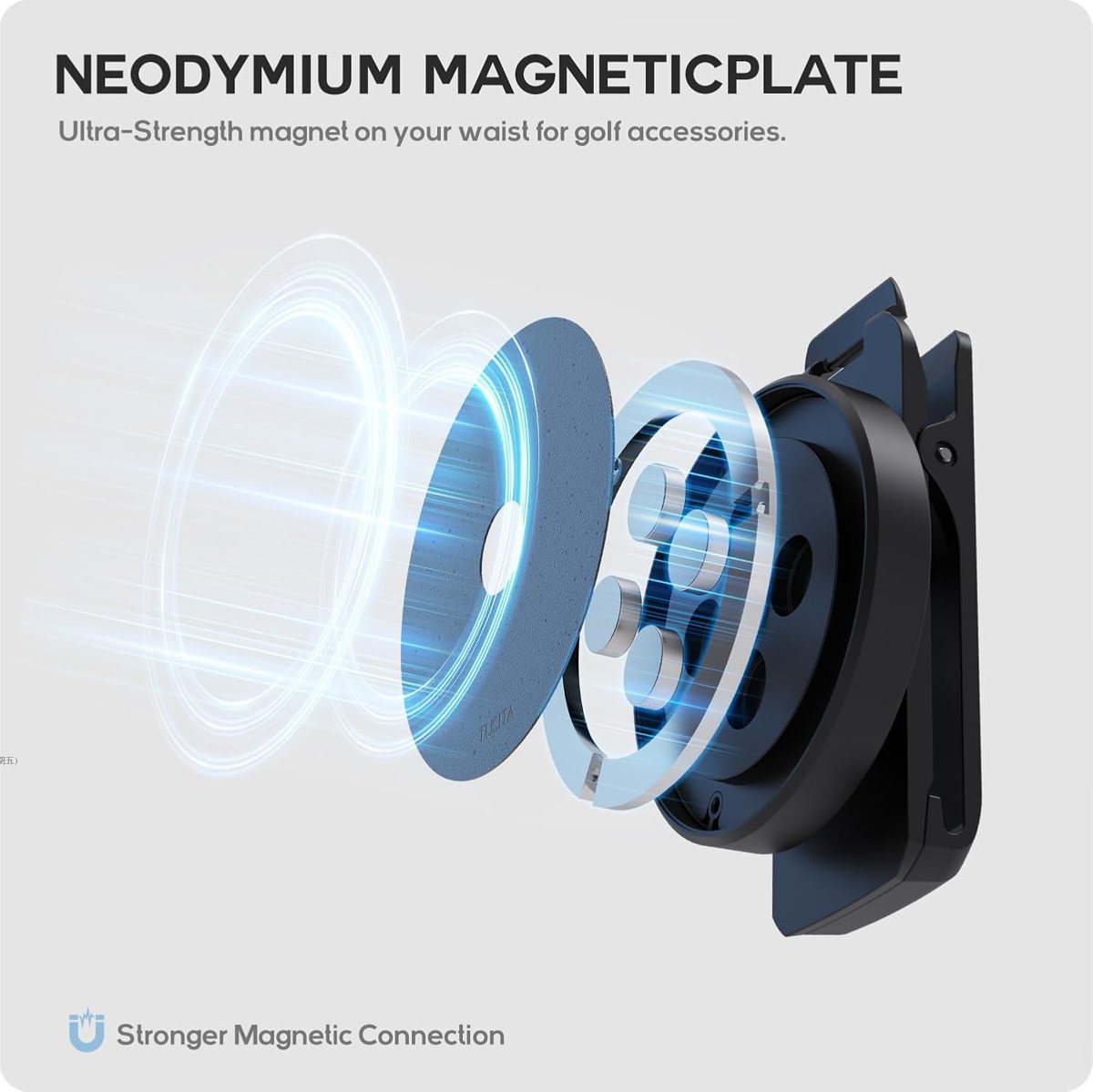 Golf Magnetic Belt Clip Holder — view 4