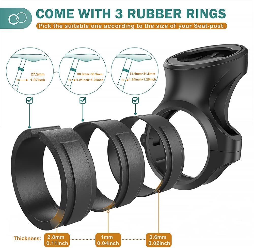 Seat Post Quarter-Turn Mount for Garmin Varia Radar — view 3