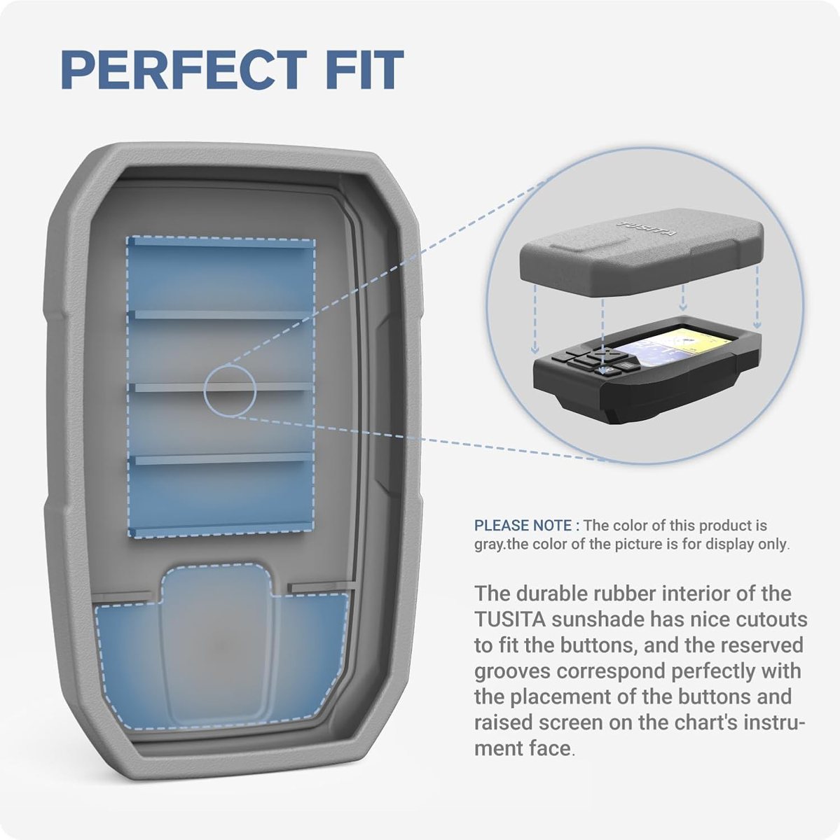 Sun Cover for Garmin Striker 4, 4cv & 4dv — view 3