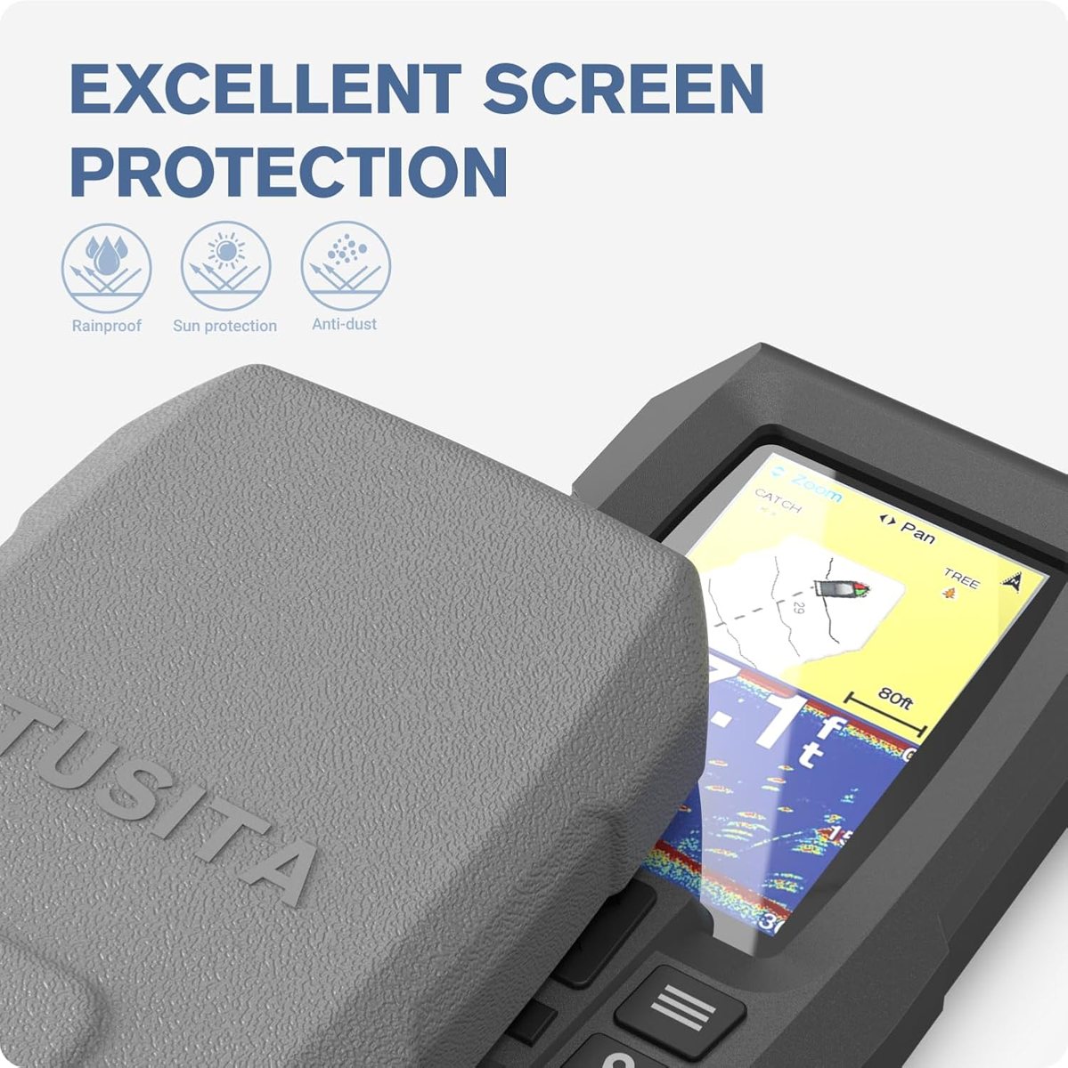 Sun Cover for Garmin Striker 4, 4cv & 4dv — view 5