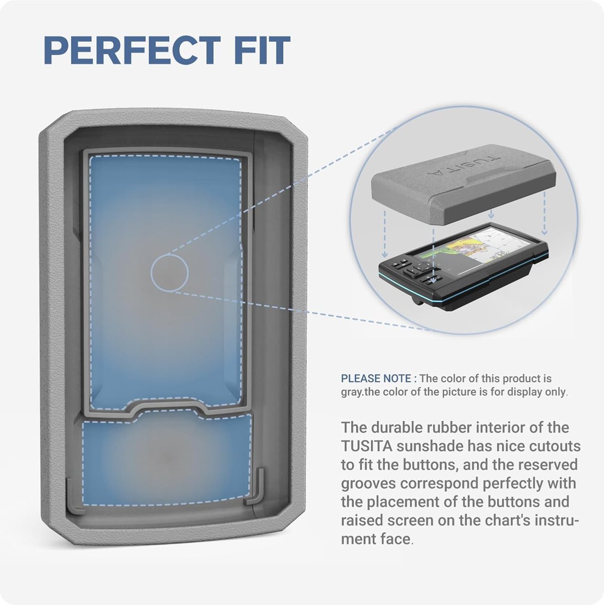 Sun Cover for Garmin Striker 5cv, 5dv & Vivid 5cv — view 3