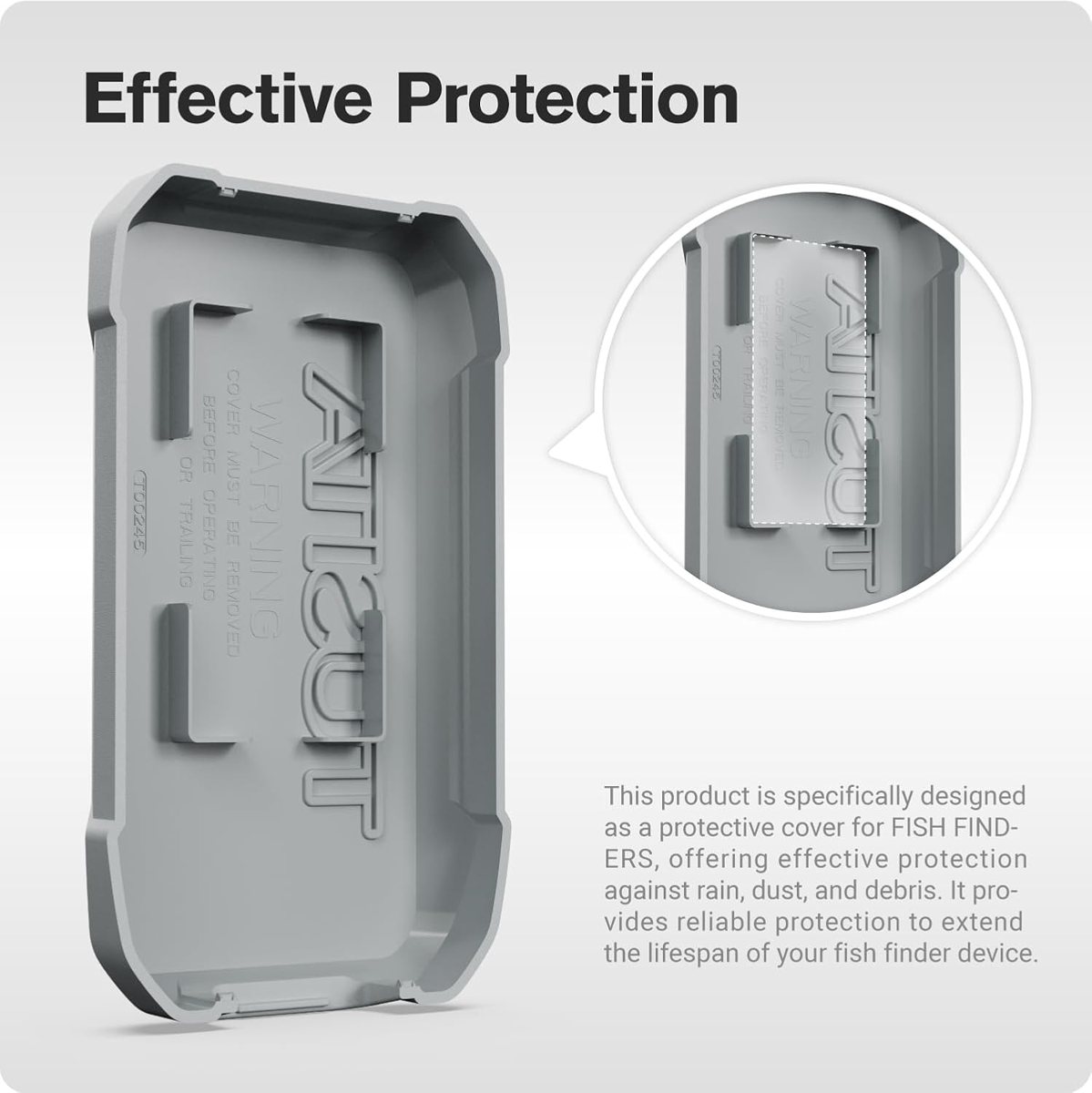 Sun Cover for Lowrance Eagle 4″ — view 3