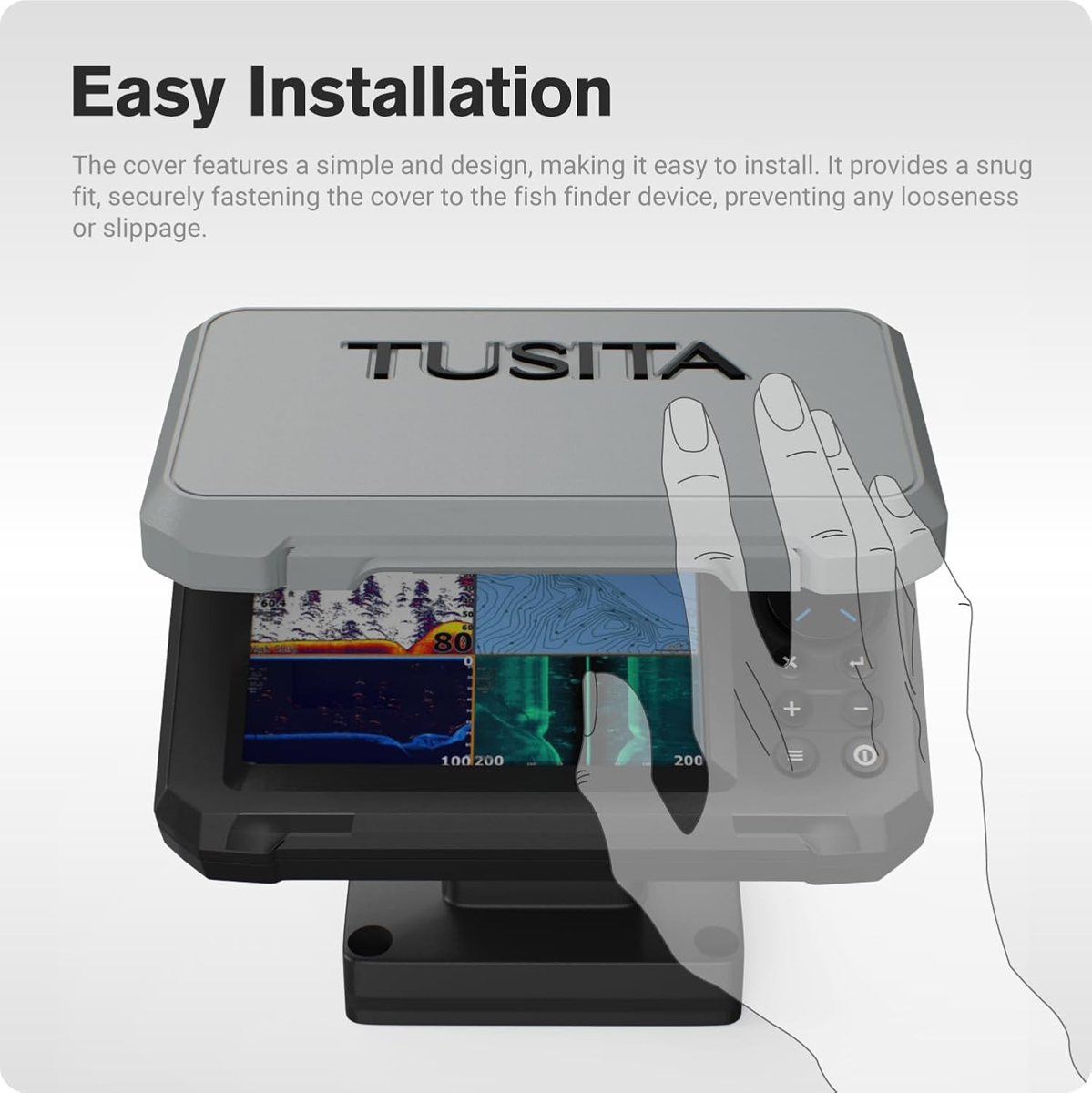 Sun Cover for Lowrance Eagle 5″ — view 4